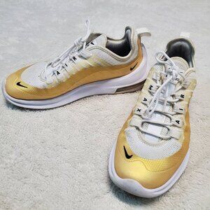 Nike Air Max Axis White Gold Black Casual Outdoor Running Sneakers Shoes Women 7